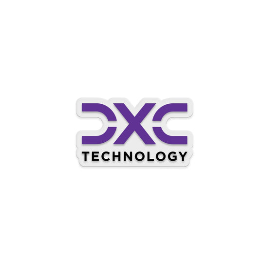 DXC Technology, rotated logo, white background B Stock Photo - Alamy